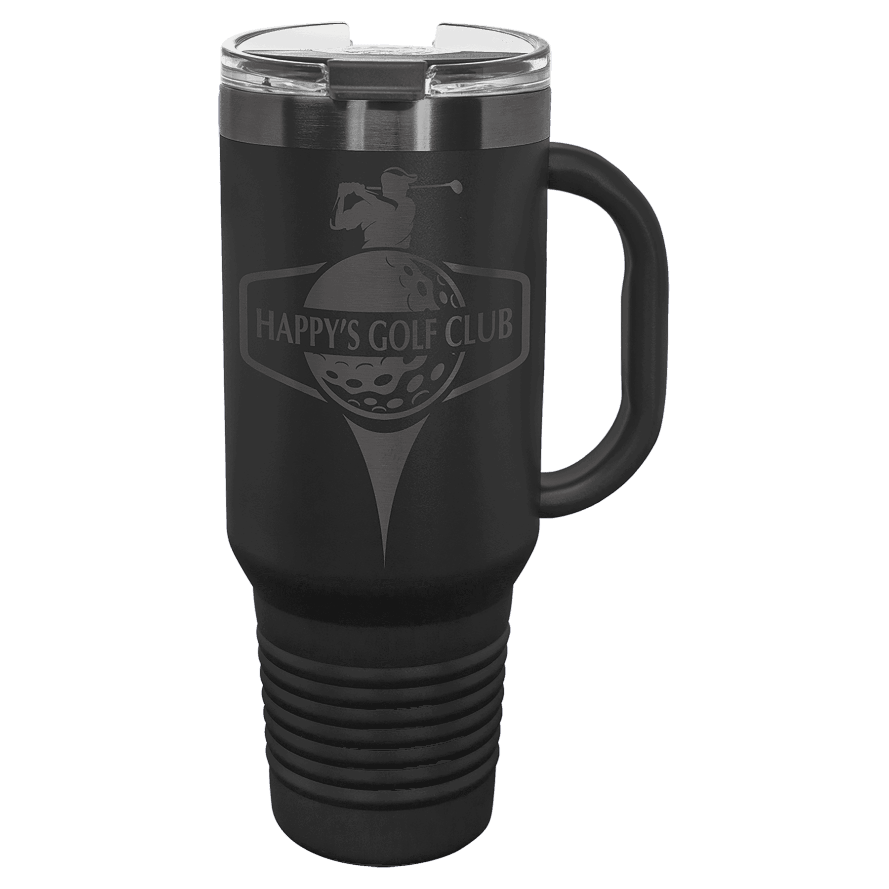 ION-Plated 40 oz Travel Mug with Handle, Straw Included