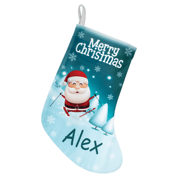 10" x 14" White Sublimatable Holiday Stocking