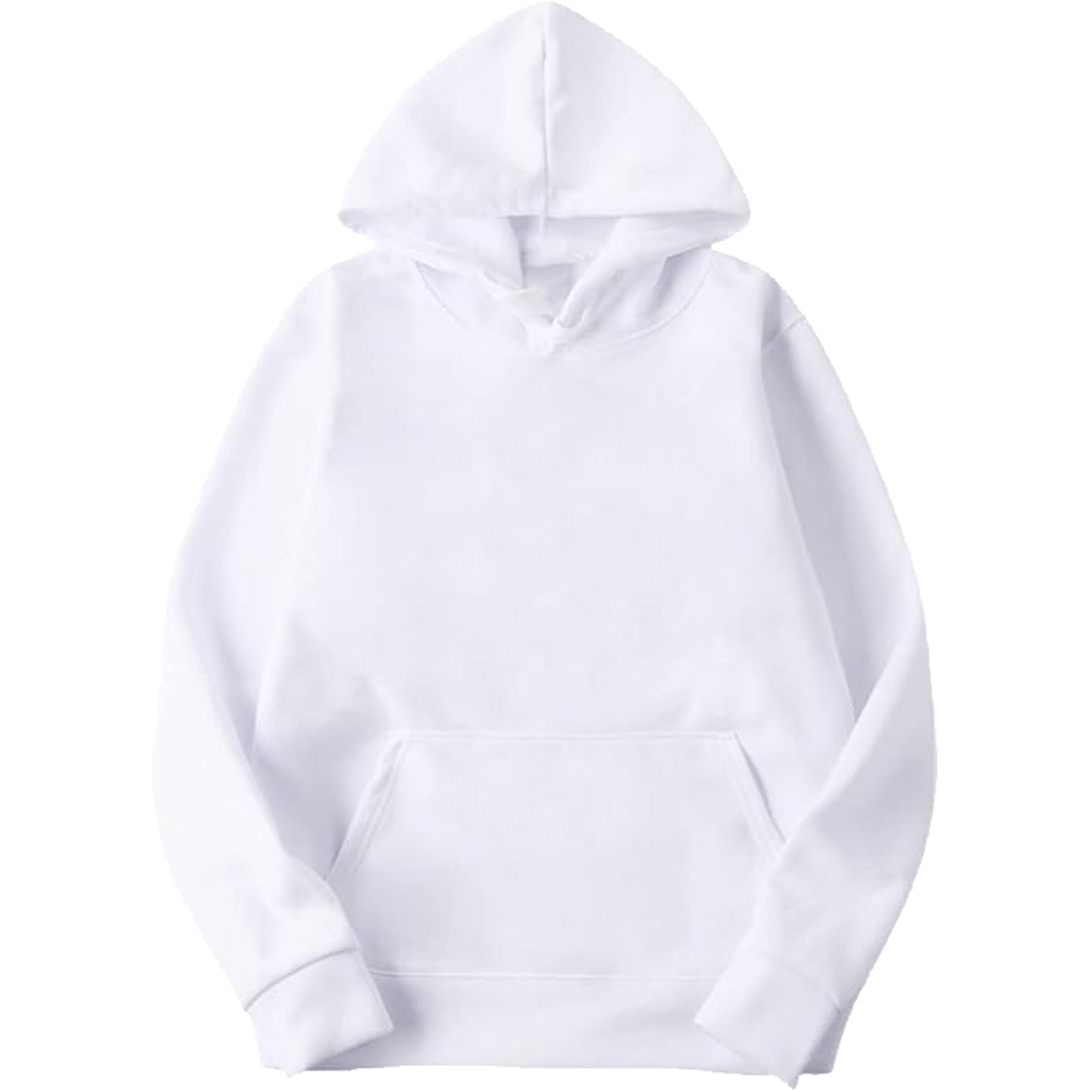 White 95% polyester sublimation hoodies