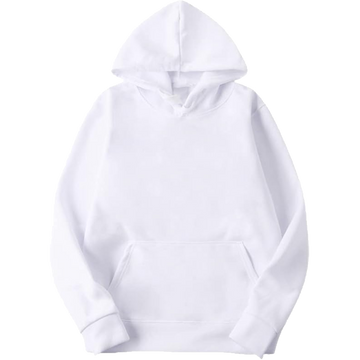 White 95% polyester sublimation hoodies