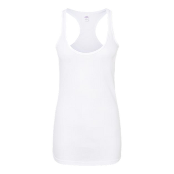 Tultex - Women's Poly-Rich Racerback Tank Top (White)