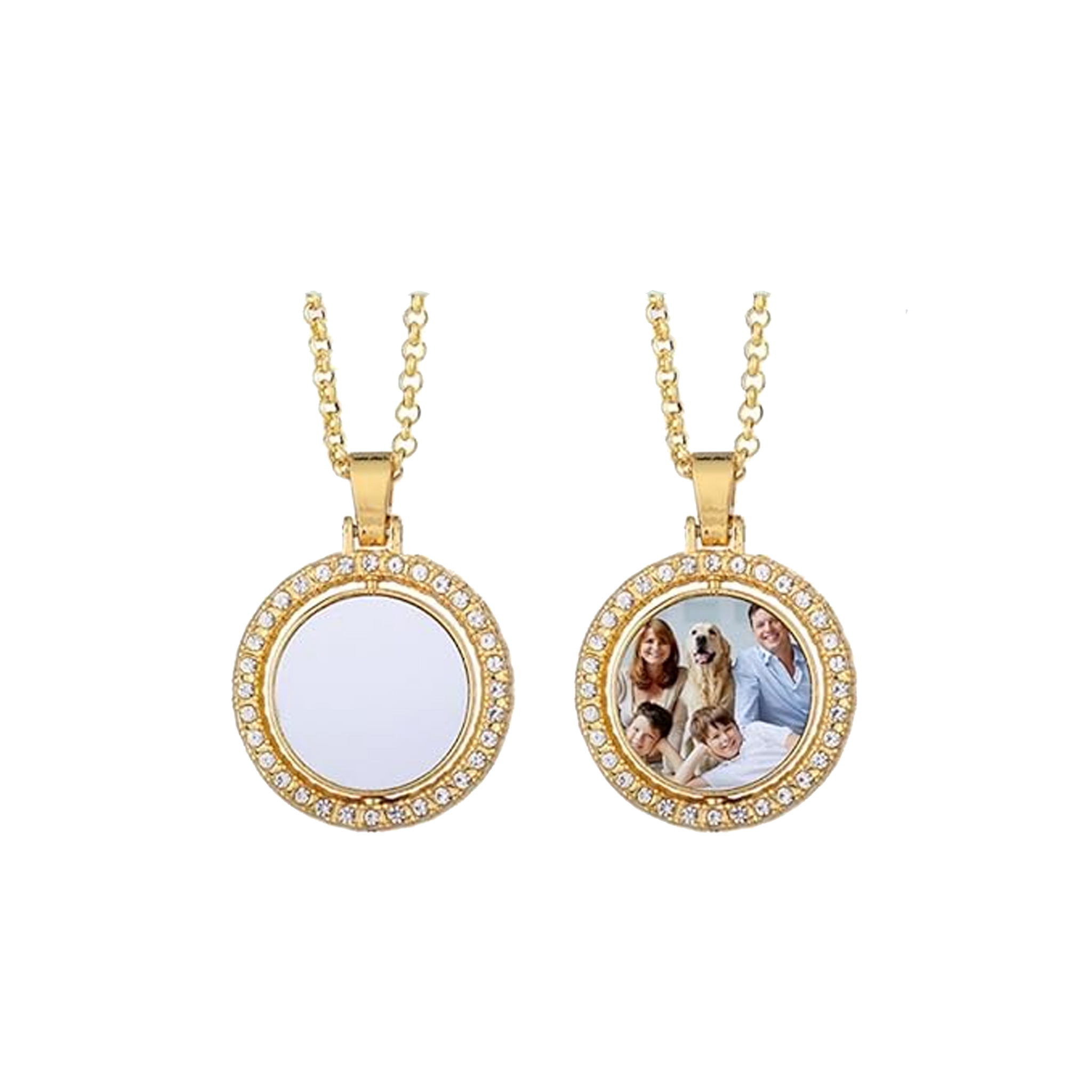 Sublimation Round Shape Necklace