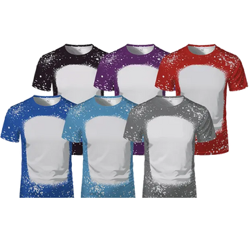 sublimation bleached t-shirt