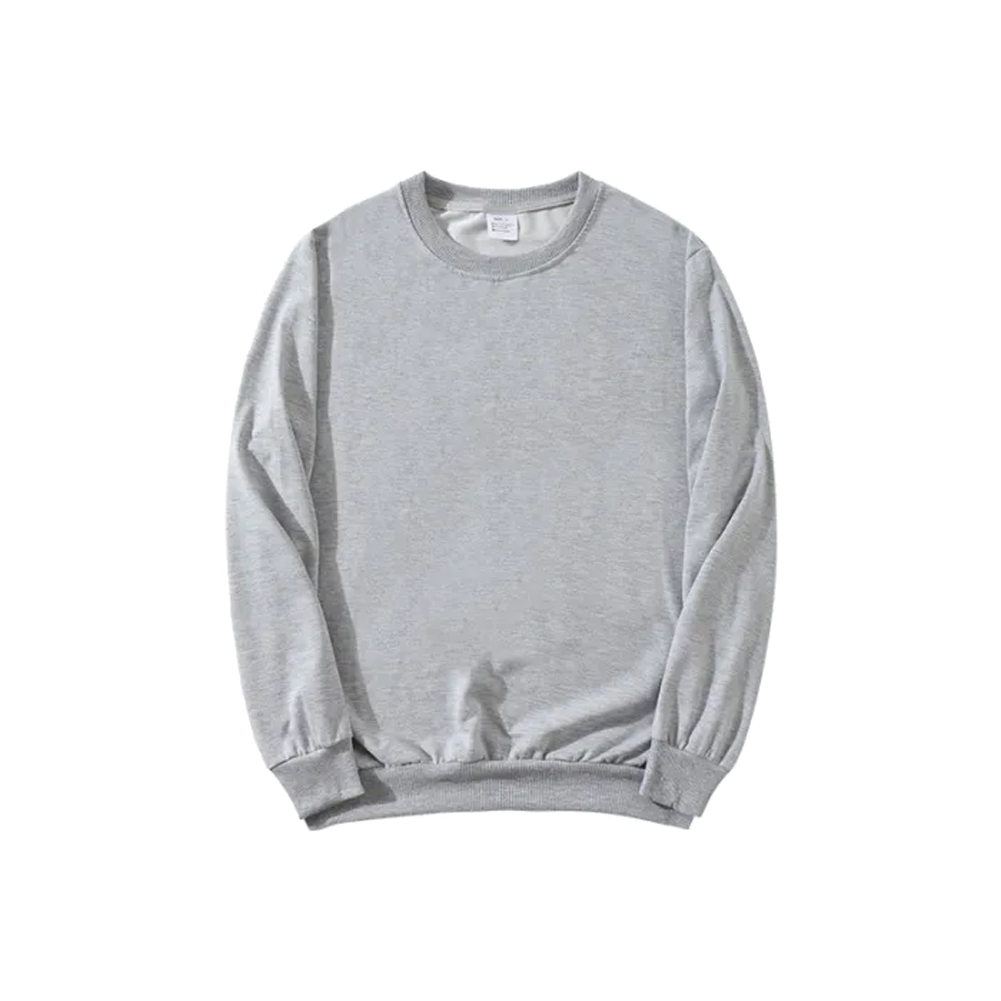 Gray 95% polyester sublimation sweatshirt