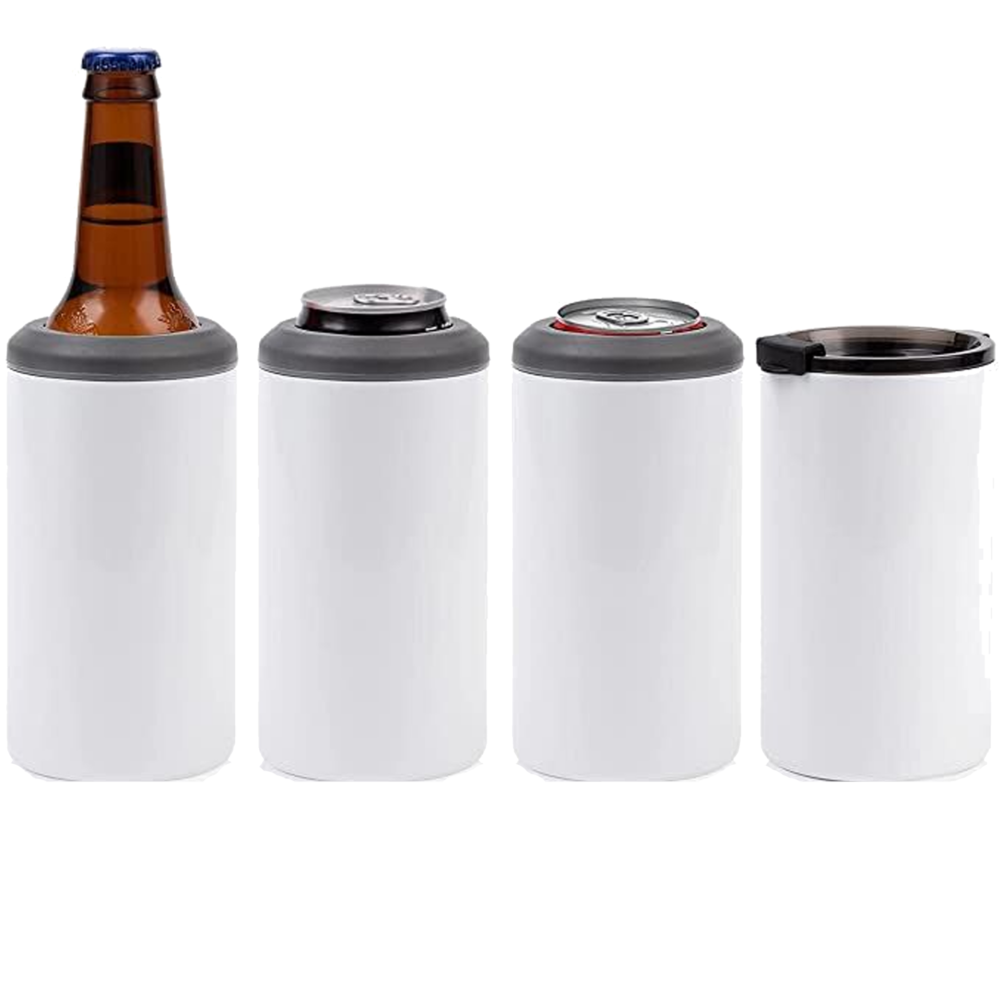 16oz 4 in 1 matte sublimation can cooler