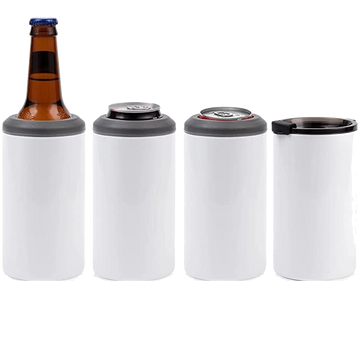 16oz 4 in 1 matte sublimation can cooler