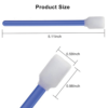 5.11″ Square Rectangle Foam Cleaning Swab Pack of 5