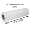 24″ x 328′ Hot Peel DTF Transfer Film